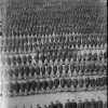 <p>2,500 of the more than 140,000 recruits who passed through Fort Slocum during the First World War lined up for this photo (Library of Congress, Prints &amp; Photos Div, GG Bain digital collection).</p>